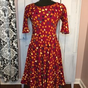 LuLaRoe Nicole Dress- Large
